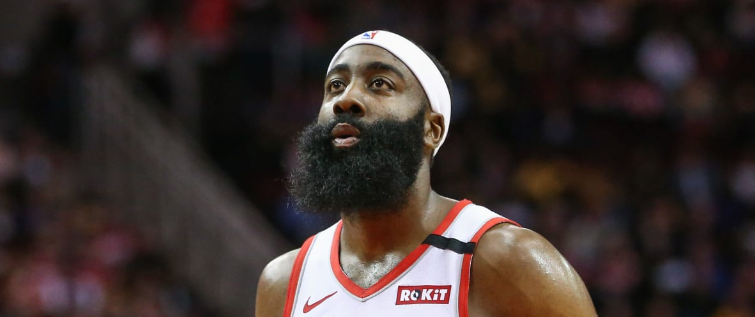 James Harden begins 2020 in a new headband