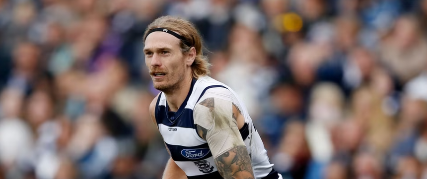 Tom Stewart AFL Headband Geelong Football Club