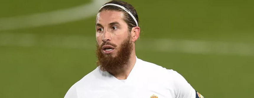 Sergio Ramos in a headband