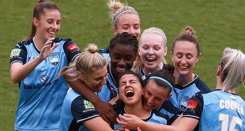 Sydney FC  pale blue headband W league team