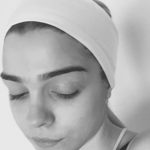 classic white headband