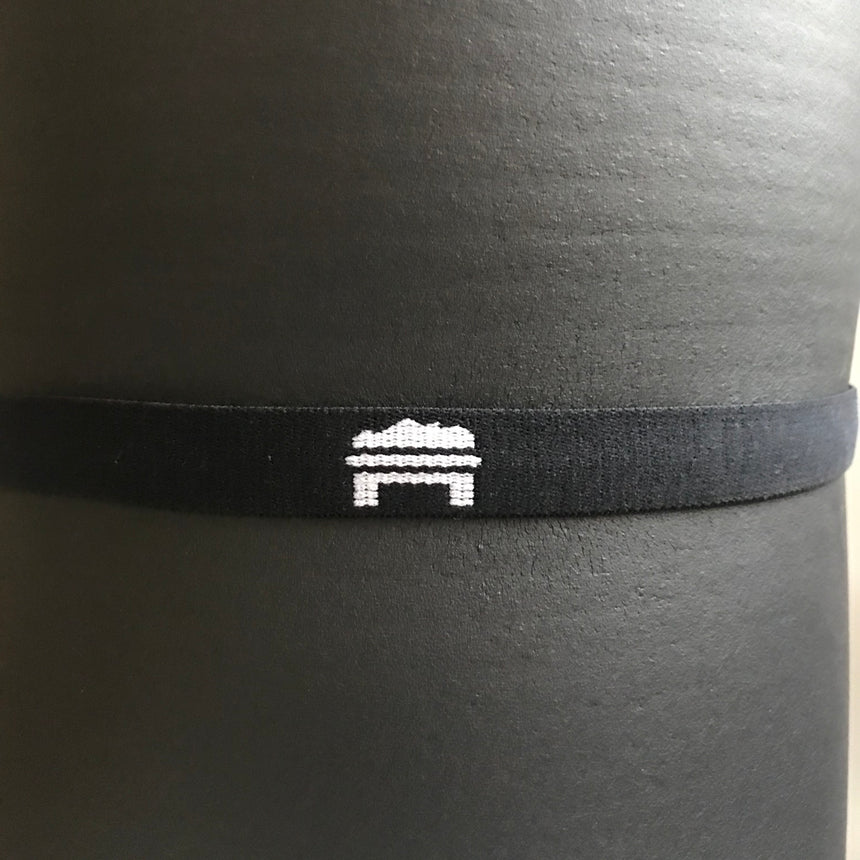 black football headband