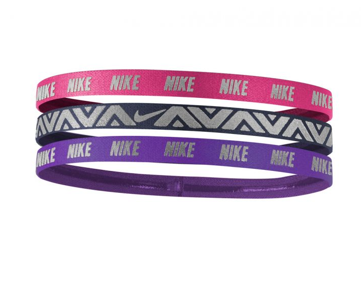Nike Assorted Coloured Metallic Headbands