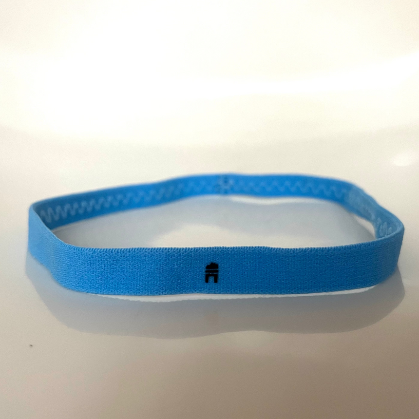 pale blue thin elastic headband
