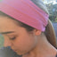 pink yoga headband