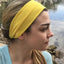 yellow yoga headband
